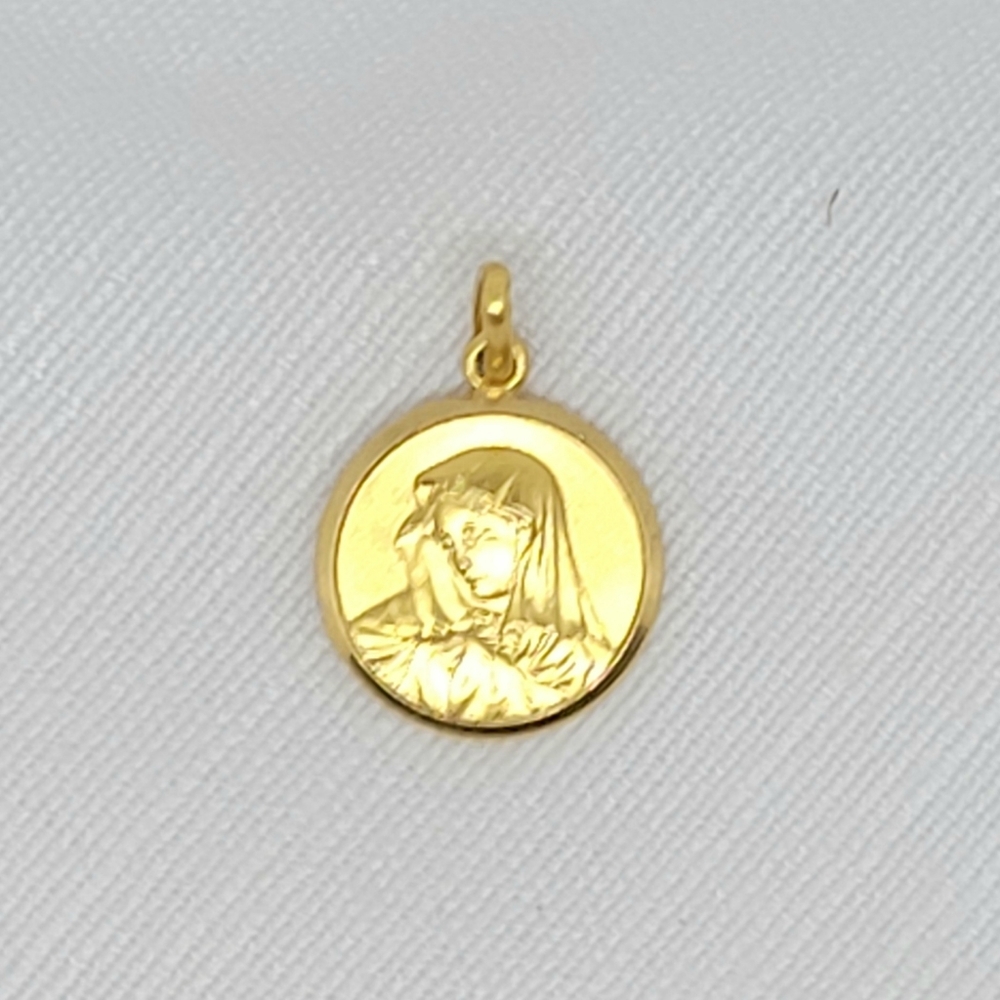 Virgin Mary medallion